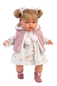 PŁĄCZACA LALKA JOELLE 38CM, LLORENS