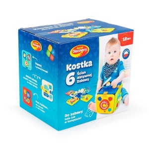 KOSTKA 6 ŚCIAN AKTYWNEJ ZABAWY, DUMEL