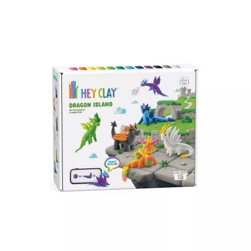 Hey Clay - Wyspa smoków + akcesoria, TM Toys