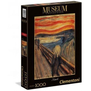 PUZZLE 1000 MUSEUM MUNCH L'URLO, CLEMENTONI