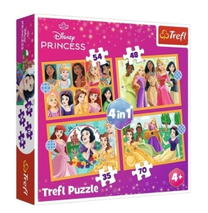 PUZZLE 4W1 BAJKOWE HISTORIE TREFL, TREFL