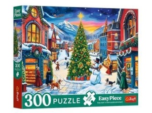 PUZZLE 300 EASYPIECE - ŚWIĄTECZNE MIASTECZKO TREFL