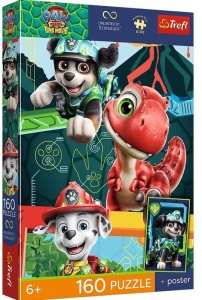 PUZZLE 160 DINOZAUROWA PRZYGODA TREFL, TREFL