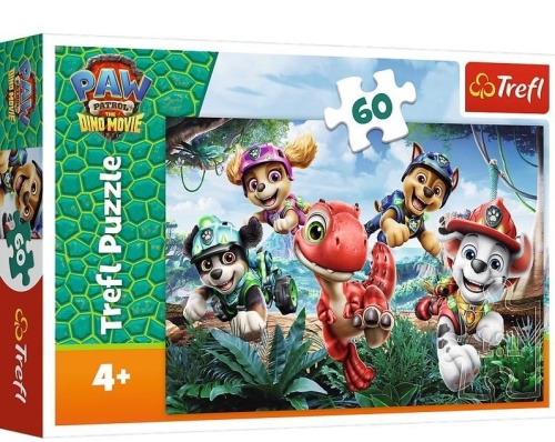 Puzzle 60 Dinozaurom na ratunek TREFL, Trefl