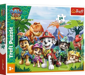 PUZZLE 24 MAXI PREHISTORYCZNA PRZYJAŹŃ TREFL