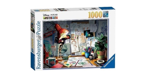 Puzzle 1000 Artystyczne biurko, Ravensburger