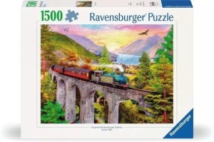 PUZZLE 1500 JESIENNA PRZEJAŻDŻKA POCIĄGIEM