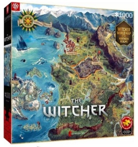 PUZZLE 1000 THE WITCHER THE NORTHERN REALMS MAP