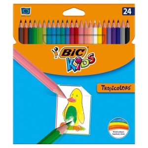 KREDKI TROPICOLORS 24 KOL. BLISTER BIC, BIC