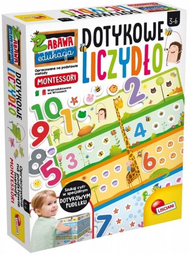 Montessori + Dotykowe liczydełko, Lisciani