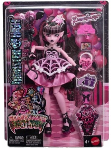 MONSTER HIGH STRASZYSŁODKIE URODZINY LALKA, MATTEL
