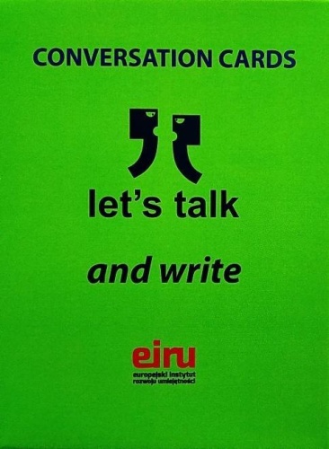Karty Konwersacyjne. Let's talk and write