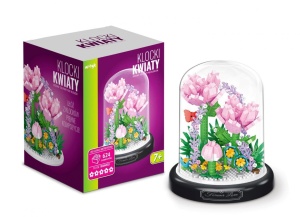 KLOCKI POD KLOSZEM TULIPANY, ARTYK