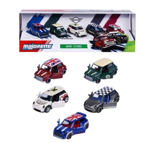 MAJORETTE MINI 1:64 5-PAK, MAJORETTE