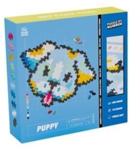 PLUS-PLUS PUZZLE BY NUMBER - PIES 500EL, PLUS-PLUS