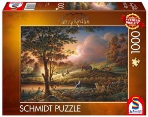 PUZZLE 1000 PQ TERRY REDLIN ŻNIWA W BLASKU SŁOŃCA