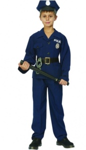 STRÓJ AMERYKAŃSKIEGO POLICJANTA ROZM.110/120CM