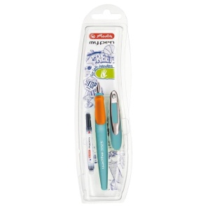 PIÓRO WIECZNE MY.PEN L TURKUS/POMARAŃCZ, HERLITZ