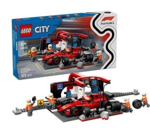 LEGO(R) CITY 60443 PIT STOP I MECHANICY Z FERRARI