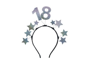 OPASKA Z GWIAZDKAMI 18 SREBRNA, PARTYDECO
