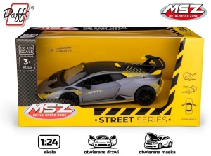 LAMBORGHINI HURACAN STO SREBRNO-SZARY, DAFFI