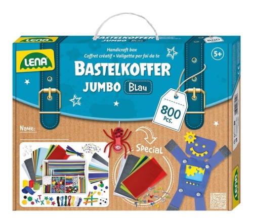 Zestaw kreatywny Jumbo Blue 800el, Lena