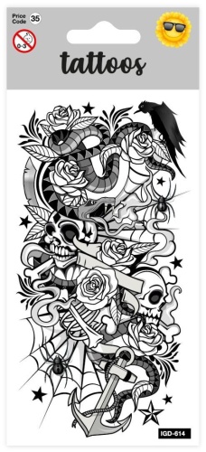 Tatuaże - Skull Sleeve Tattoo