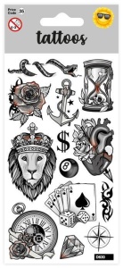 TATUAŻE - BLACK MARKS TATTOO, CARD GROUP GREETINGS