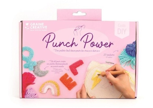 Punch Needle naprasowanki, Graine Creative