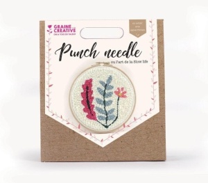 PUNCH NEEDLE ROŚLINY 20CM, GRAINE CREATIVE