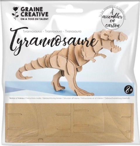 Puzzle 3D tekturowe Tyranozaur, Graine Creative
