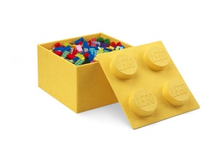 LEGO STORAGE BRICK 4 FELT YELLOW, NHG