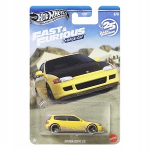 HOT WHEELS SZYBCY I WŚCIEKLI HONDA CIVIC EG