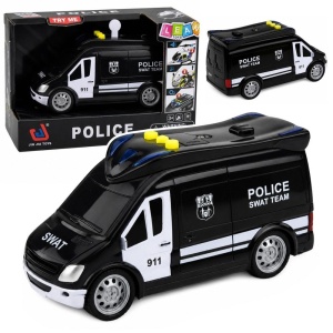 SAMOCHÓD SWAT VAN ŚWIATŁO I DŹWIĘK 1:32, LEANTOYS