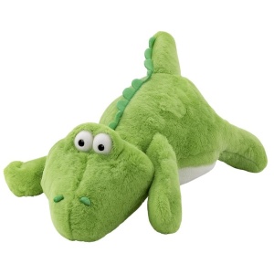 PLUSZOWA MASKOTKA KROKODYL JASNOZIELONY 42 CM