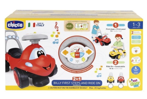 Pchacz i Jeździdło Billy 2w1, Chicco