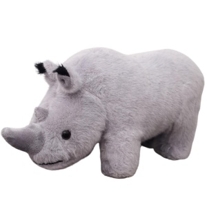 MASKOTKA NOSOROŻEC PRZYTULANKA SZARY 30CM