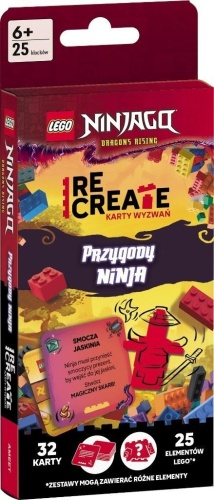 Lego Recreate. Karty Wyzwań. Przygody ninja, Ameet