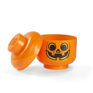 LEGO(R) POJEMNIK GŁÓWKA LARGE - PUMPKIN, NHG