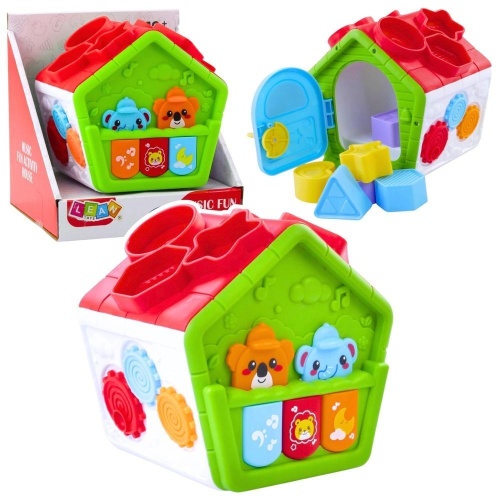 Interaktywny domek edukacyjny sorter, Leantoys