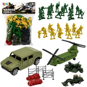 ŻOŁNIERZYKI Z FIGURKAMI 58EL, LEANTOYS