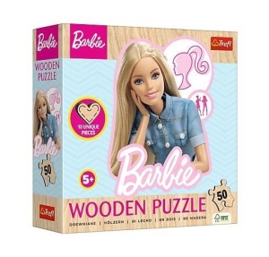 PUZZLE DREWNIANE 50 ULUBIONA MODNA BARBIE TREFL