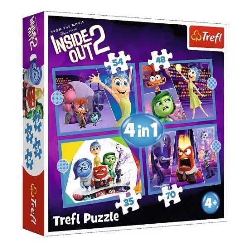 Puzzle 4w1 W głowie się nie mieści 2 TREFL, Trefl