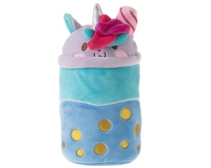 BUBBLE TEA BĄBLUSIE 21CM JAGODOWY JEDNOROŻEC, EPEE