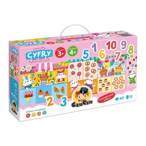CZUCZU PUZZLE CYFRY KRÓLICZKI 3+4+
