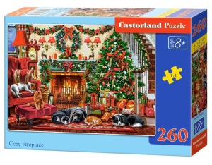 PUZZLE 260 COZY FIREPLACE CASTOR, CASTORLAND