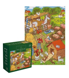 PUZZLE 250 KIDS FUN FARM, INTERDRUK