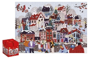 PUZZLE 1000 CHRISTMAS WINTER VILLAGE, INTERDRUK