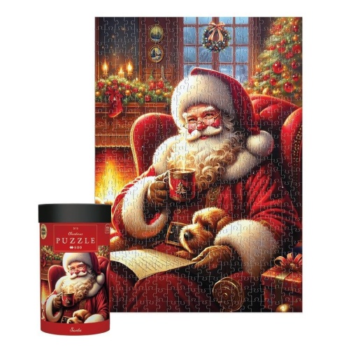 Puzzle 500 Christmas Santa, INTERDRUK