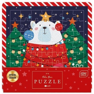 PUZZLE W RAMCE 49 POLAR BEAR, INTERDRUK